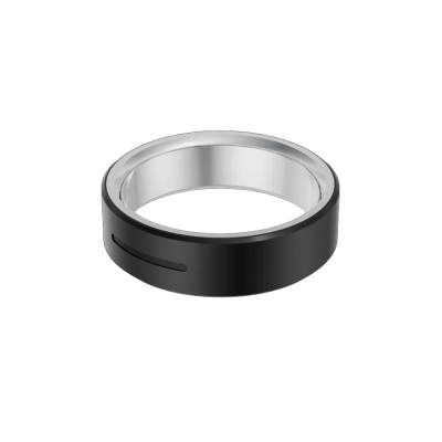 Smart Ring Maxcom mRing MR200 No.13 (Εσωτερική Διάμετρος 22.3mm) IP68 με Μετρητή Παλμών, Ύπνου, Θερμίδες, Βήματα Μαύρο
