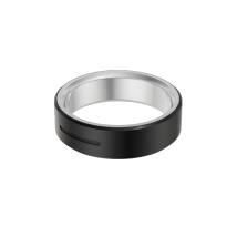 Smart Ring Maxcom mRing MR200 No.13 (Εσωτερική Διάμετρος 22.3mm) IP68 με Μετρητή Παλμών, Ύπνου, Θερμίδες, Βήματα Μαύρο