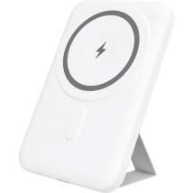 Power Bank Yenkee YPB 501 5000mAh 15W 3A MagSafe Ασύρματη Φόρτιση και 1xUSB-C PD20W, LED Ένδειξη Μπαταρίας Λευκό