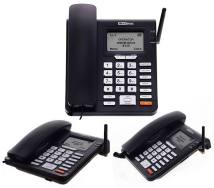 Σταθερό GSM Τηλέφωνο Maxcom Comfort MM28D Μαύρο με Λειτουργία Κινητού Τηλεφώνου και Ραδιόφωνο