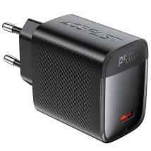 Φορτιστής Ταξιδίου Acefast A112 Fast Charging USB-C PD45W QC3.0 GaN Μαύρος