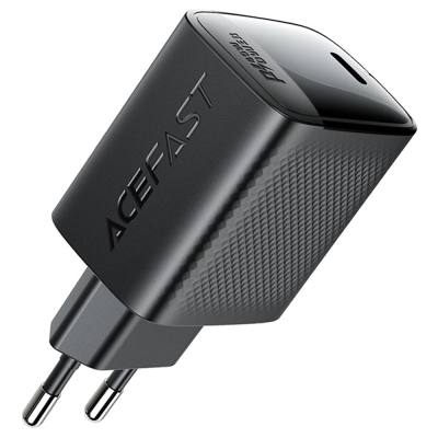 Φορτιστής Ταξιδίου Acefast A112 Fast Charging USB-C PD45W QC3.0 GaN Μαύρος