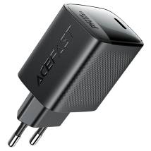Φορτιστής Ταξιδίου Acefast A112 Fast Charging USB-C PD45W QC3.0 GaN Μαύρος