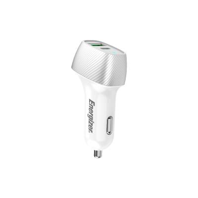 Φορτιστής Αυτοκινήτου Energizer D38WS με PD, QC με έξοδο USB-C/USB-A 38W/3A  Ασημί