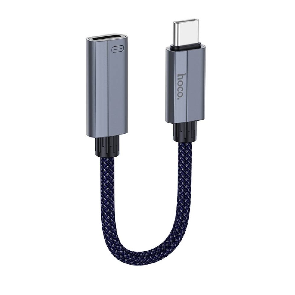 Αντάπτορας  Hoco UA29A USB-C σε Lightning 3.0A 15cm Braided Μπλε