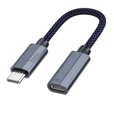 Αντάπτορας  Hoco UA29A USB-C σε Lightning 3.0A 15cm Braided Μπλε
