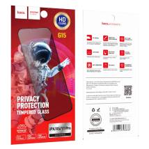 Tempered Glass Hoco Premium Series G15 0.33mm 30 Μοίρες Privacy Angle για Apple iPhone X / XS / 11 Pro Σετ 10τεμ.