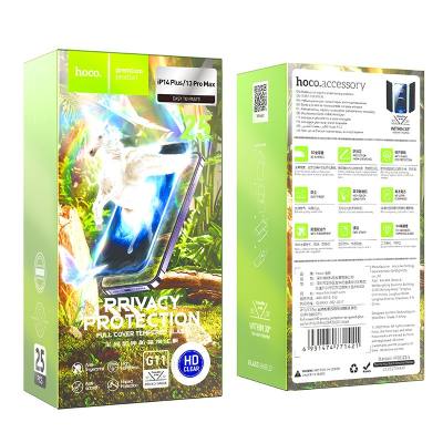 Tempered Glass Hoco G11 30 Μοίρες Privacy Angle Anti-Scratcht, Anti-Fingerprint 0.33mm για Apple iPhone 14 Plus/ 13 Pro Max Σετ 