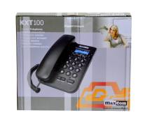 Σταθερό Ψηφιακό Τηλέφωνο Maxcom KXT100 Μαύρο με Οθόνη και Ασφάλεια Κλειδώματος Πληκτρολογίου
