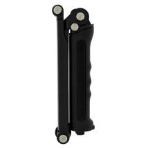 Selfie Stick Monopod LEDISTAR LDX-P4 3-Way για GoPro και Φωτογραφικές Μηχανές Πτυσσόμενο Μαύρο (Μήκος Κονταριού 18cm, Μήκος Ανοί