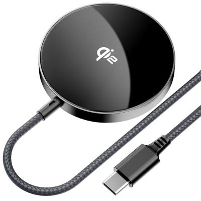 Ασύρματος Φορτιστής Acefast E24 15W Συμβατός με MagSafe και Qi2 Ασύρματη Φόρτιση Μαύρος