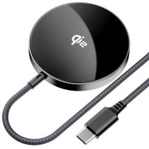 Ασύρματος Φορτιστής Acefast E24 15W Συμβατός με MagSafe και Qi2 Ασύρματη Φόρτιση Μαύρος