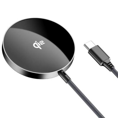 Ασύρματος Φορτιστής Acefast E24 15W Συμβατός με MagSafe και Qi2 Ασύρματη Φόρτιση Μαύρος