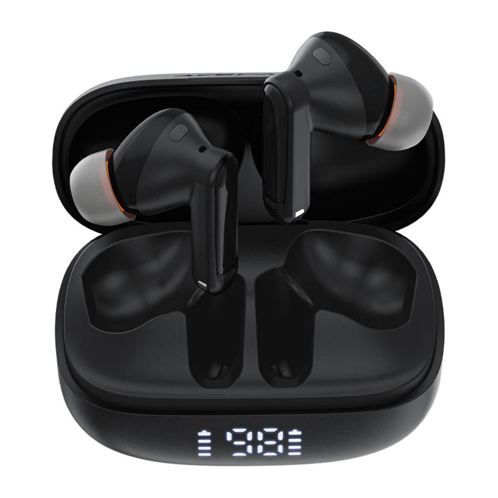 Wireless Earphones Hands Free Acefast W1 TWS v5.4 400mAh 8hr Λειτουργίας ANC 4-Mic ENC Τεχνολογία IPX4 με LED Ένδειξη Μπαταρίας 