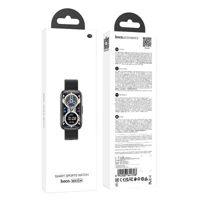 Smartwatch Hoco Y25 Sports IP68 1.47" IPS Screen BT V5.3 190mAh Μαύρο