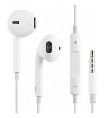 Hands Free Stereo Apple Earbuds με 3.5mm βύσμα Λευκό MNHF2ZM/A 1.2m