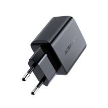 Φορτιστής Ταξιδίου Acefast A1 Fast Charging USB-C PD3.0 PD20W QC3.0 / QC2.0 5V / 2.4A Μαύρος