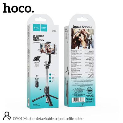 Βάση Στήριξης και Selfie Stick Hoco DY01 Master 360°  με Τηλεχειρισμό Συμβατό με GoPro, Μήκος 106mm Μαύρο