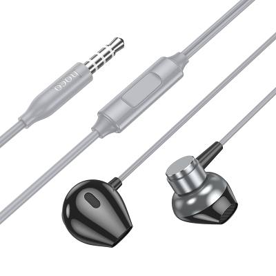 Hands Free Hoco M125 Smart Earphones Stereo 3.5mm με Μικρόφωνο και Πλήκτρο Λειτουργίας 1.2m Γκρι