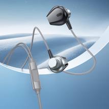 Hands Free Hoco M125 Smart Earphones Stereo 3.5mm με Μικρόφωνο και Πλήκτρο Λειτουργίας 1.2m Γκρι