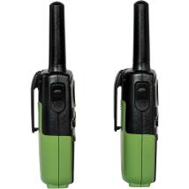 Walkie Talkie Σετ 2τεμ. με Yποδοχή Hands Free 2.5mm Εύρος Κάλυψης 7 km 3ΑΑΑ Sencor SMR 131 Μαύρο/Πράσινο