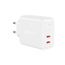 Φορτιστής Ταξιδίου Acefast A9 Fast Charging USB-C QC3.0 / QC2.0 PD40W Λευκός