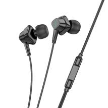Hands Free Hoco M113 Earphones Lightning Μαύρα 1.2m.