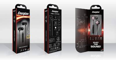 Hands Free Energizer CIA10 Metal Stereo 3.5mm Ροζ Χρυσό με Μικρόφωνο και Πλήκτρο Πολλαπλών Λειτουργιών 1.2m