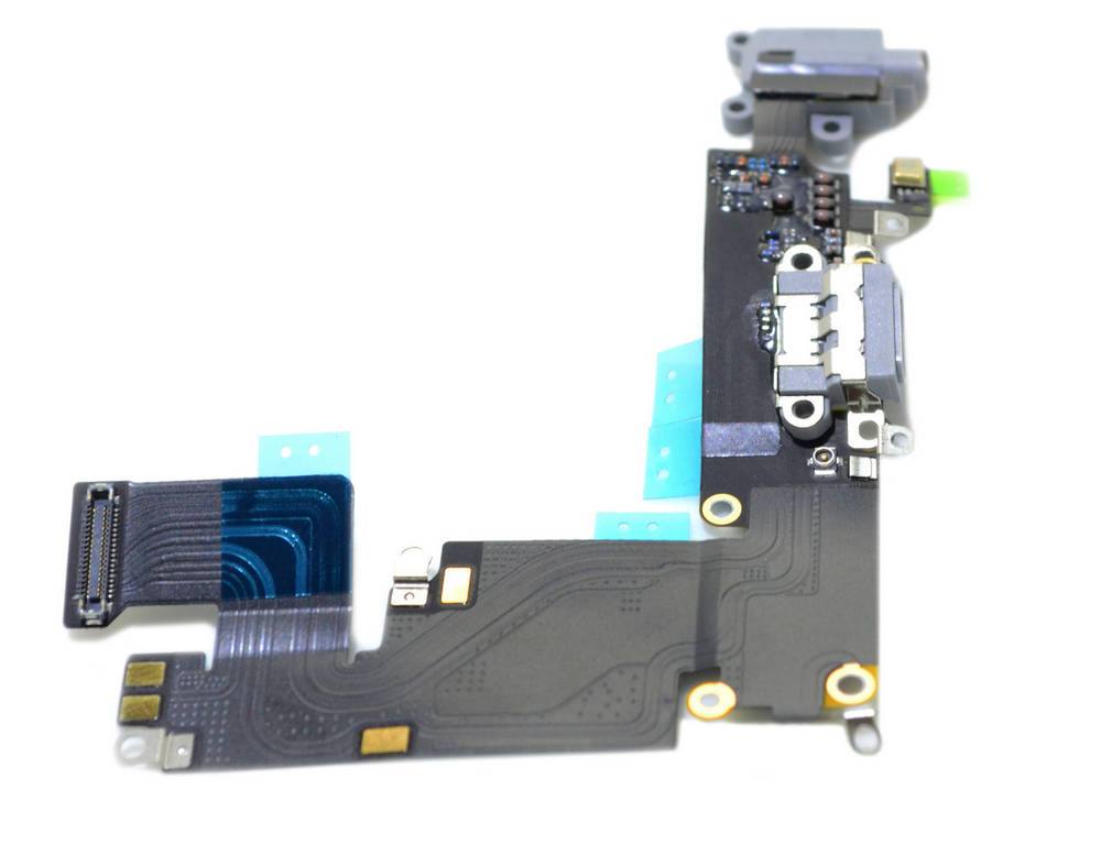 Επαφή Φόρτισης Apple iPhone 6 Plus με Μικρόφωνο και Επαφή Ακουστικών Γκρί OEM Type A