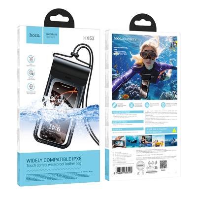 Θήκη Αδιάβροχη Hoco HX53 Treasure IPX8 για Κινητά Τηλέφωνα Διαστάσεις 24cm x 12cm