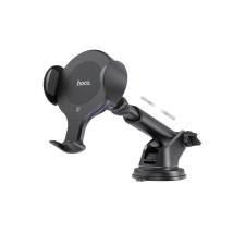 Βάση Στήριξης Αυτοκινήτου και Αεραγωγού Hoco CA60 Aspiring με Fast Wireless Charger 10W και Επεκτεινόμενο Βραχίονα Μαύρη