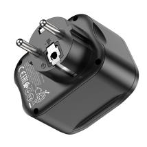 Φορτιστής Hoco NS3 4000W με 1xUSB-C PD20W 18W 2xUSB-A 5V/3A QC3.0 και Θύρα Σούκο Μαύρος