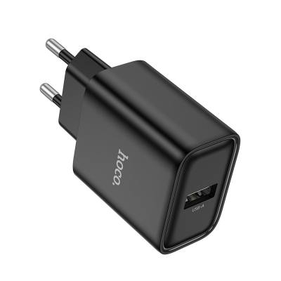 Φορτιστής Ταξιδίου Hoco DC72 River με USB-A 5V 2.1A Μαύρος