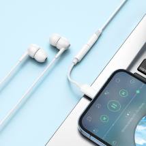 Εξωτερική Κάρτα Ήχου Hoco LS34 Lightning σε 3.5 Λευκό Original IC Συμβατό με όλες τις Lightning Συσκευές