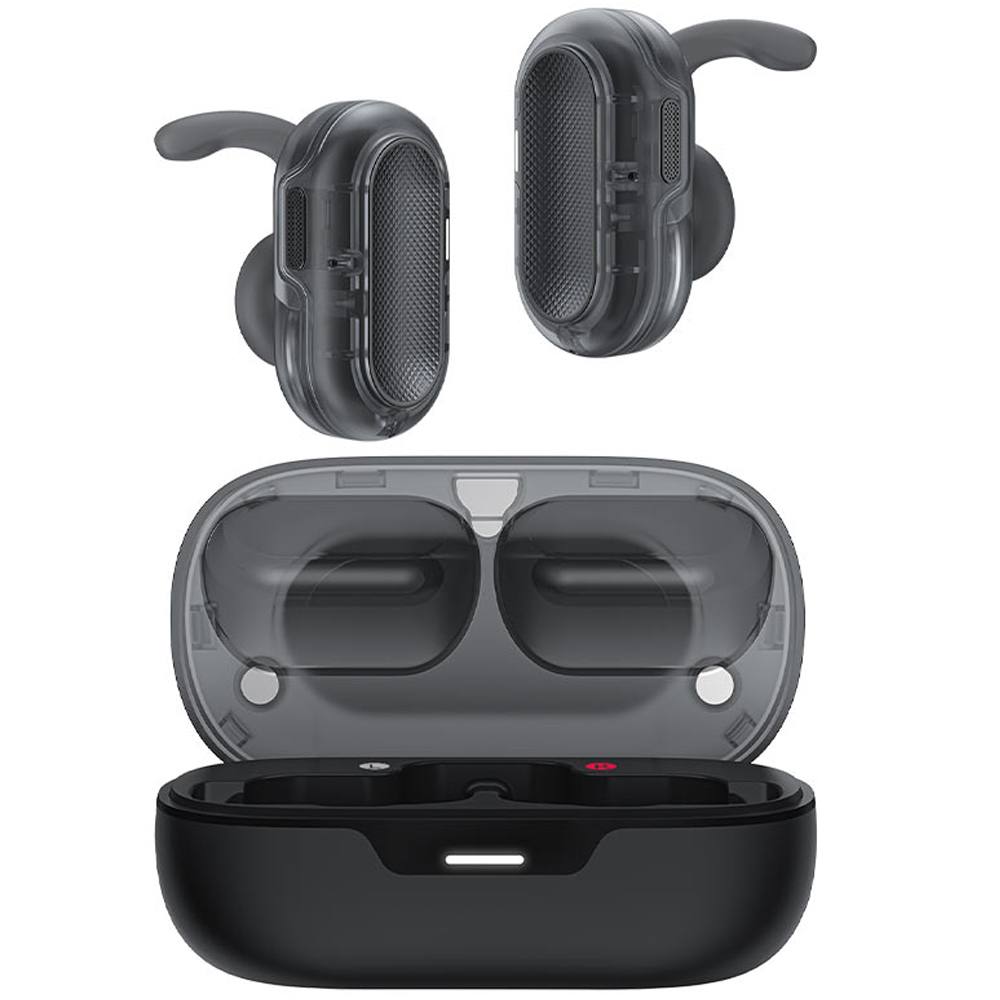 Wireless Earphones Hands Free Acefast FA003 TWS v5.3 550mAh 8hr Λειτουργίας 4-Mic ENC Τεχνολογία IPX4 και Ασύρματη Φόρτιση Μαύρα