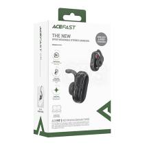 Wireless Earphones Hands Free Acefast FA003 TWS v5.3 550mAh 8hr Λειτουργίας 4-Mic ENC Τεχνολογία IPX4 και Ασύρματη Φόρτιση Μαύρα