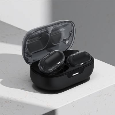 Wireless Earphones Hands Free Acefast FA003 TWS v5.3 550mAh 8hr Λειτουργίας 4-Mic ENC Τεχνολογία IPX4 και Ασύρματη Φόρτιση Μαύρα