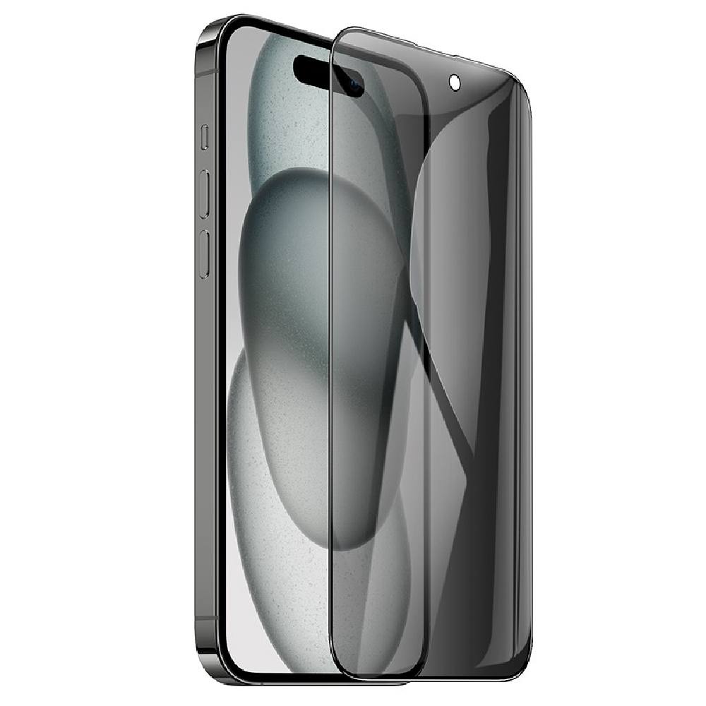 Tempered Glass Hoco Premium Series A37 Plus 120CC Large Arc Edges 28° Privacy Angle Dustproof 0.4mm 3D Anti-Static για Apple iPh