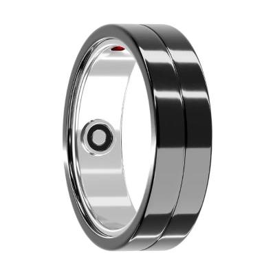 Smart Ring Maxcom mRing MR100 No.11 (Εσωτερική Διάμετρος 20.7mm) IP68 με Μετρητή Παλμών, Ύπνου, Θερμίδες, Βήματα Μαύρο