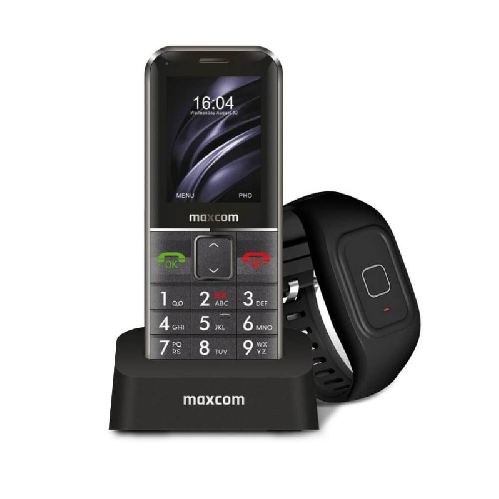 Maxcom MM735 2.4" 2G IP67 με Ασύρματο Βραχιόλι SOS, GPS, Bluetooth, Κάμερα 2.0MP, Ραδιόφωνο, Φακό και Πλήκτρο Έκτακτης Ανάγκης Μ
