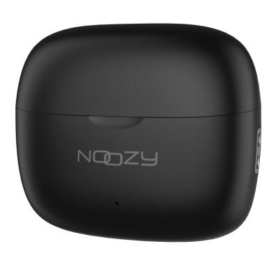 Wireless Hands Free Noozy BH55 V5.4 με ANC + ENC για  Μείωση Εξωτερικού Θορύβου 30 ώρες Αναπαραγωγής 6 ώρες Ομιλίας Μαύρο