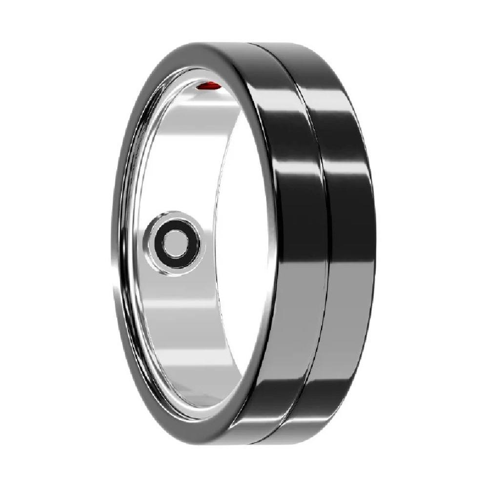 Smart Ring Maxcom mRing MR100 No.12 (Εσωτερική Διάμετρος 21.7mm) IP68 με Μετρητή Παλμών, Ύπνου, Θερμίδες, Βήματα Μαύρο