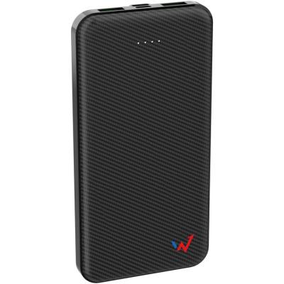 Power Bank Wonder WX10C Slim 10000mAh 20W με Εξόδους 2 x USB-A και 1 x USB-C Μαύρο