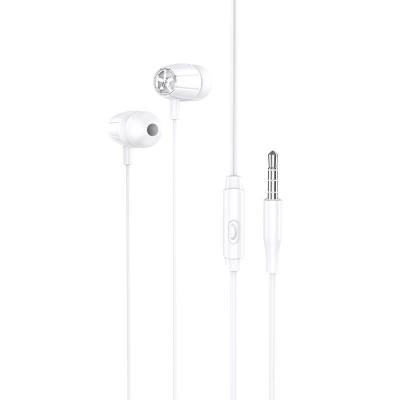 Hands Free Hoco M88 Graceful Earphones Stereo 3.5mm Λευκό 1.2μ με Μικρόφωνο και Πλήκτρο Λειτουργίας
