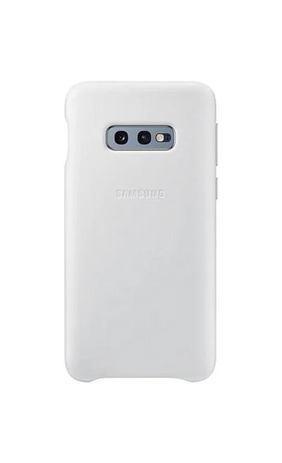 Θήκη Faceplate Samsung Leather Cover EF-VG970LWEGWW για SM-G970F Galaxy S10e Λευκή