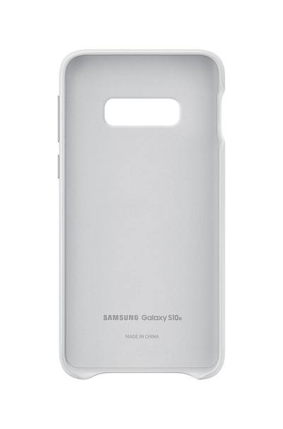 Θήκη Faceplate Samsung Leather Cover EF-VG970LWEGWW για SM-G970F Galaxy S10e Λευκή