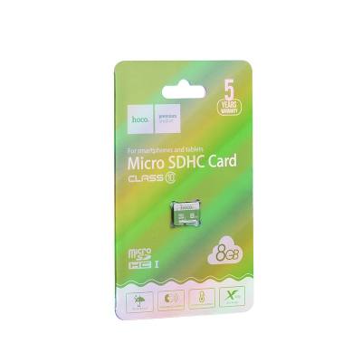 Κάρτα Μνήμης Hoco MicroSDHC 8GB Class 10 εως 75MB/s