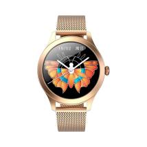 Maxcom Smartwatch FW42 Gold V.4.0 IP68 1.09" 180mAh Ανοξείδωτο Λουράκι Χρυσό