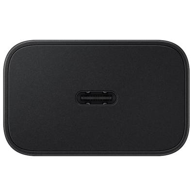 Φορτιστής Ταξιδίου Samsung Super Fast Charging EPT2510XBEGEU 25W USB-C Μαύρος + Καλώδιο USB-C σε USB-C Μαύρο