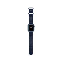 Watchband Hoco WA08 Flexible Honeycomb 38/40/41mm για Apple Watch 1/2/3/4/5/6/7/8/SE Evening Blue Silicon Band